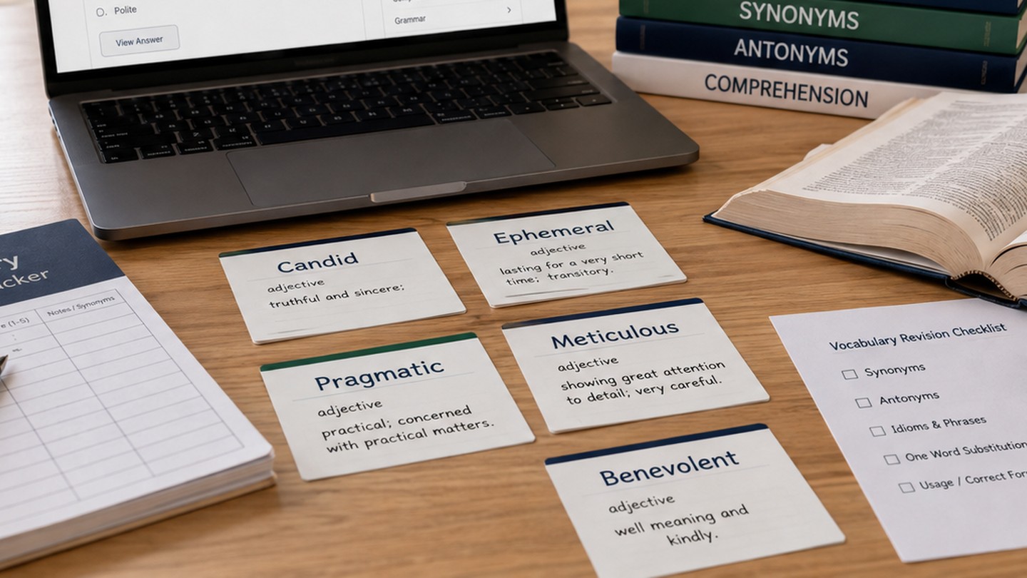 English vocabulary MCQs practice set
